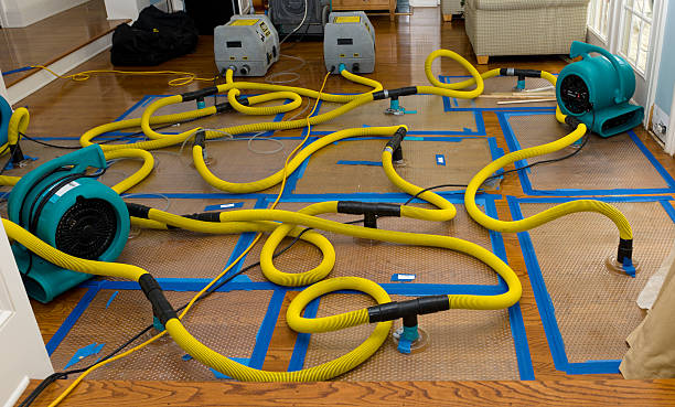 Professional Crawl Space Water Removal technician working in Garland, NC